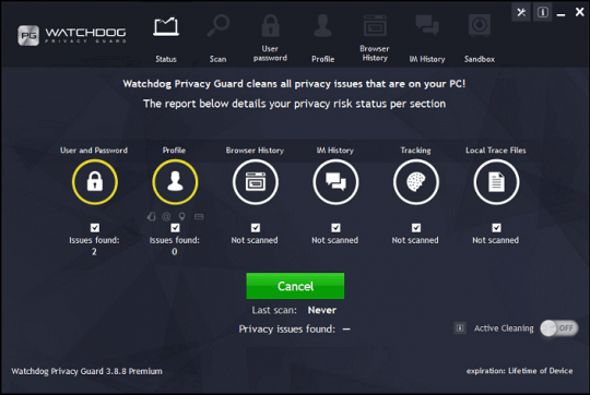 Watchdog Privacy Guard Software